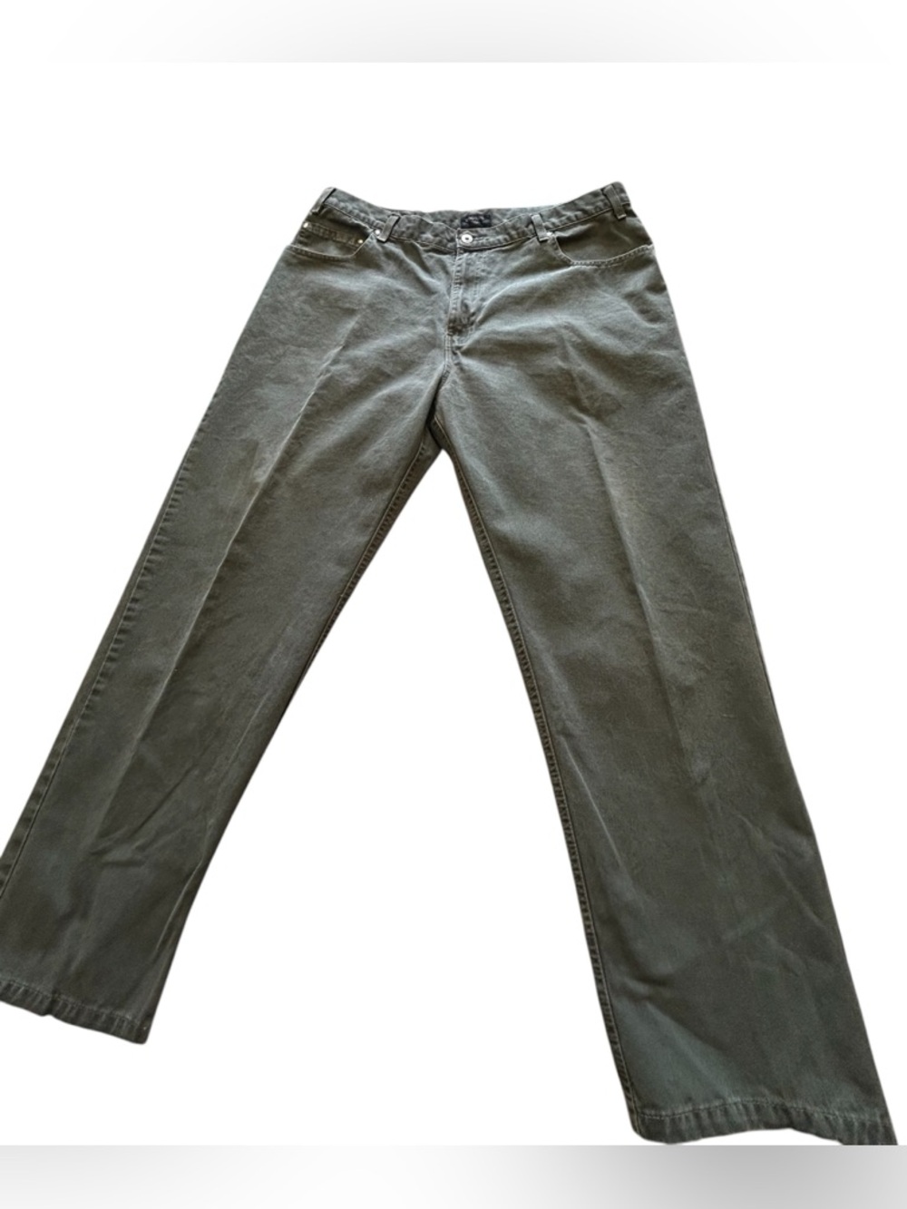 Dockers Men's Relaxed Straight-Leg Jeans in Olive - Picture 3 of 11